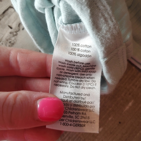 Baby Girl 100% Cotton 3Pc Bodysuit Bundle - Spring Pastel Colors - 0-3m 0/3m - Picture 8 of 16